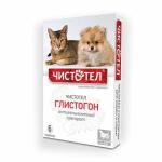 Celandine Glistogon insecticidal tablets for cats and dogs 5 kg 6 pcs.