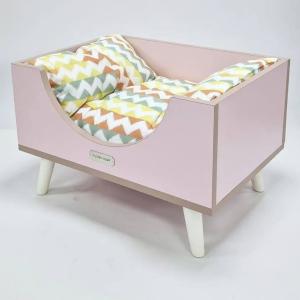 Մահճակալ փոքր և միջին չափսի կենդանիների համար (վարդագույն) 58սմ x 45սմ x 24սմ