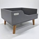 Pet Bed for Small and Medium Breeds (Grey) 58cm x 58cm x 18cm