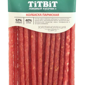 Շան հյուրասիրություն TiTBiT Golden Collection Parma երշիկ 120 գ