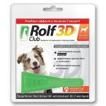 Rolf Club 3D Anti-insect drops for dogs 10 - 20 kg