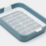 Toilet tray, plastic, with high sides, for cats