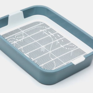 Կատուների զուգարան, պլաստիկ, բարձր կողքերով, ընտանի կենդանիների համար