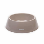 Beeztees Plastic Dog Dish – Beige (L)