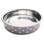 Triol миска металлическая на резинке "Горошек" • 0.15 л