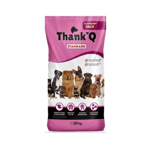 Complete Dry Dog Food with Lamb Flavor for moderately active dogs — ThankQ Dog Standard Lamb, 20kg