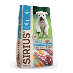 Չոր կեր գառան մսով և բրնձով՝ շների ձագերի և երիտասարդ շների համար – 15 կգ SIRIUS