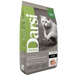 Չոր կեր ստերիլիզացված կատուների համար՝ հավով, 10 կգ DARSI