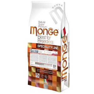 Monge Dog PFB Specialty Monoprotein Mini 27/14 չոր կեր սաղմոնով չափահաս փոքր ցեղատեսակի շների համար