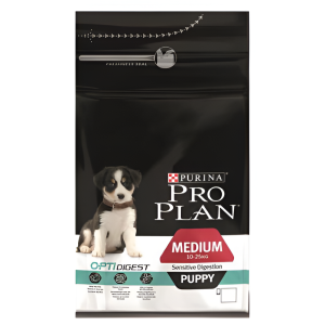 Շան չոր կեր Pro Plan Medium Puppy Adult, 12 կգ, գառ