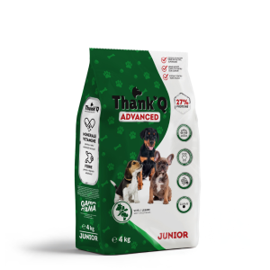 Complete Dry Puppy Food with Beef & Vegetables — Thank’Q Advanced Junior, 4kg