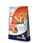 Grain-Free Dry Food for Puppies (Mini breeds), Pregnant and Lactating Dogs — N&D Pumpkin Puppy Mini Lamb, 0.8kg