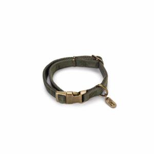 Շան Վզկապ Կանաչ (35–50×2սմ) DBL "Velura"