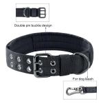 Beeztees Nylon Collar “Scribbles” – Black (S: 20–30 cm x 10 mm)