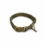 Dog Collar Green (35–50×2 sm) DBL "Velura"