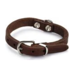 Կաշվե վզկապ շների համար, շագանակագույն, 27x10 մմ Beeztees