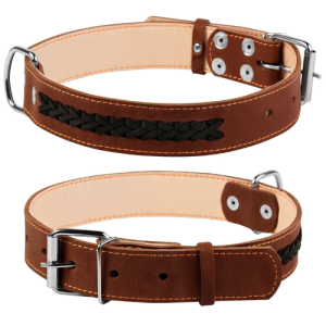 վզկապ՝ կրկնակի հյուսված հյուսով