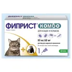 Fiprist Combo for Cats- Flea and tick spot-on treatment, 1 pipette