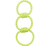 Rope with 3 Rings for Dogs 42 cm