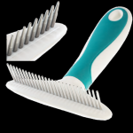 Dematting Rake with Coarse & Conical Teeth GIMDOG