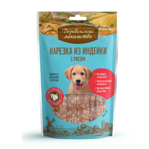 Лакомство-палочки для щенков с индейкой и рисом (85 г)