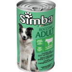 Պահածո Մեծ Շների Համար Տավար + Բանջարեղեն 1230գ Simba