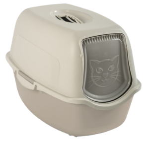 Covered Cat Litter Box MIA BEIGE