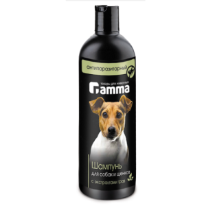 Antiparasitic Shampoo for Dogs and Puppies with Herbal Extracts, 250 ml Gamma