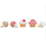 Փափուկ գունավոր պաղպաղակներ և կարկանդակներ, 7 սմ - Trixie