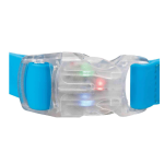 Светящийся поводок для собак неоновый розовый (S-L) - Easy Flash USB