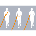 Светящийся поводок для собак неоновый розовый (S-L) - Easy Flash USB