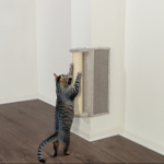 Պատին ամրացվող ճանկելու տախտակ և ձող կատուների համար (մոխրագույն) 19 x 58 x 19 սմ - Trixie