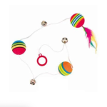 Խաղալիք կատուների՝ գնդակ, զանգակով, փետուրով