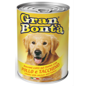 Պահածո շների համար՝ MONGE GRAN BONTA հավ/հնդկահավ