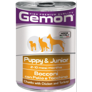 Պահածո Gemon շան ձագերի համար հավ/հնդկահավ