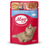 Jelly for cats with fish 100g Мяу