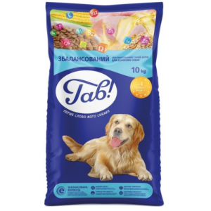 Չոր կեր շների համար, 10 կգ Гав