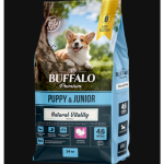 Dry Food for Puppies of All Breeds, Turkey Flavor (14 kg) Mr. Buffalo PUPPY & JUNIOR