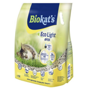 Լցանյութ կատվի համար 5լ - Biokat's Eco Light Extra Carbon Tofu