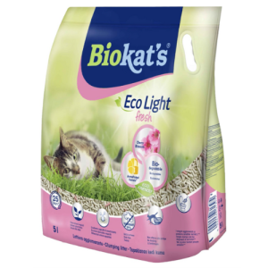 Լցանյութ կատվի համար 5լ - Biokat’s Eco Light Fresh Cherry Blossom