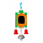 Հայելիներով պլաստմասե տնակ՝ զանգակով Trixie