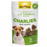 Հյուրասիրություն շների համար՝ գառան մսով (70 գ) CHARLIES MINI HEARTS