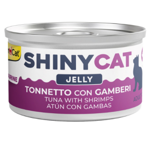 Թաց կեր կատուների համար՝ թունա/ծովախեցգետին (70 գ) ShinyCat