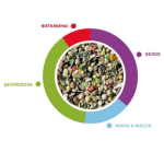 Витаминизированная смесь для зерноядных и маленьких декоративных птиц 300г MelodyMix