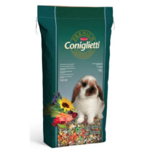 Համալիր կեր դեկորատիվ նապաստակների համար (18 կգ / 500 գ) Premium Coniglietti