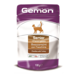 Wet food for adult cats (100 g) Gemon Senior
