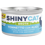 Թաց կեր կատուների համար՝ թունա և անչոուս (70 գ) ShinyCat