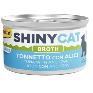 Թաց կեր կատուների համար՝ թունա և անչոուս (70 գ) ShinyCat