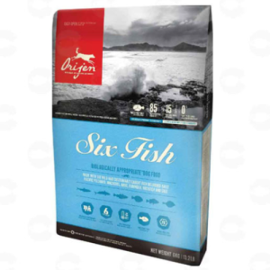 Չոր կեր բոլոր տարիքի շների համար (11.4 կգ / 6 կգ) ORIJEN Six Fish