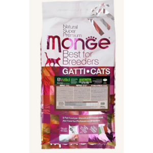Չոր կեր ստերիլիզացված կատուների համար (Թունա) 10 կգ Monge Bwild